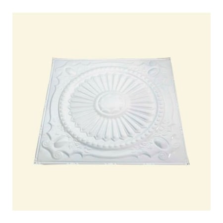 Acoustic Ceiling Products Great Lakes Tin Toronto 2' X 2' Lay-in Tin Ceiling Tile in Matte White - Y59-01